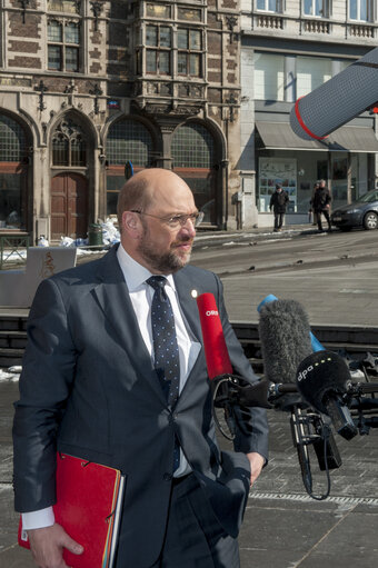 Fotografie 11: European Council preparatory meeting of the Party of European Socialists.