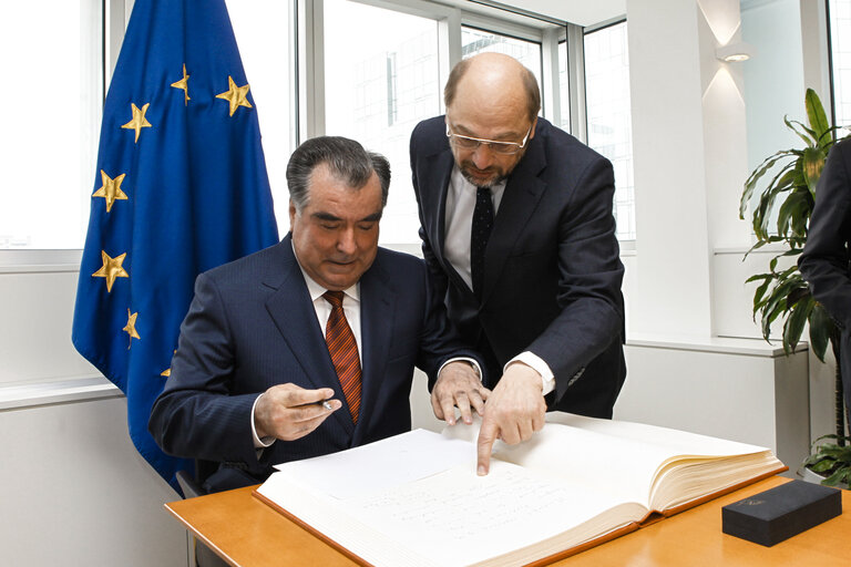 Fotografi 6: EP president meets with president of Tajikistan