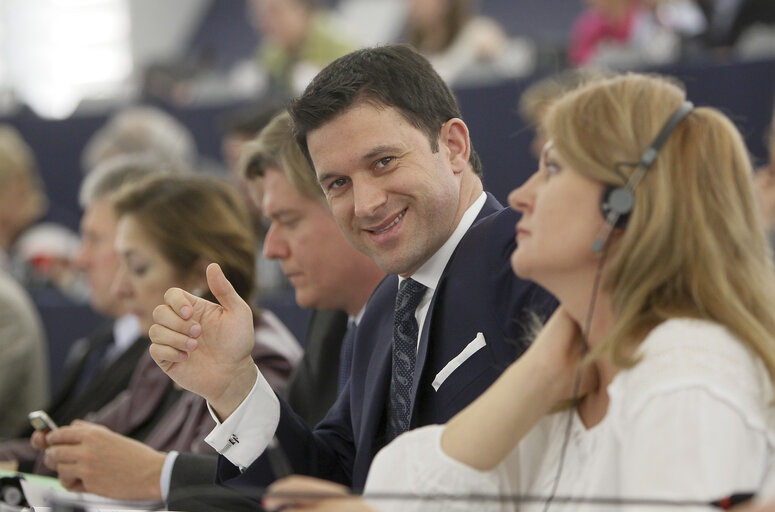 Nuotrauka 20: Petru Constantin LUHAN during plenary session week 16 2013 in Strasbourg