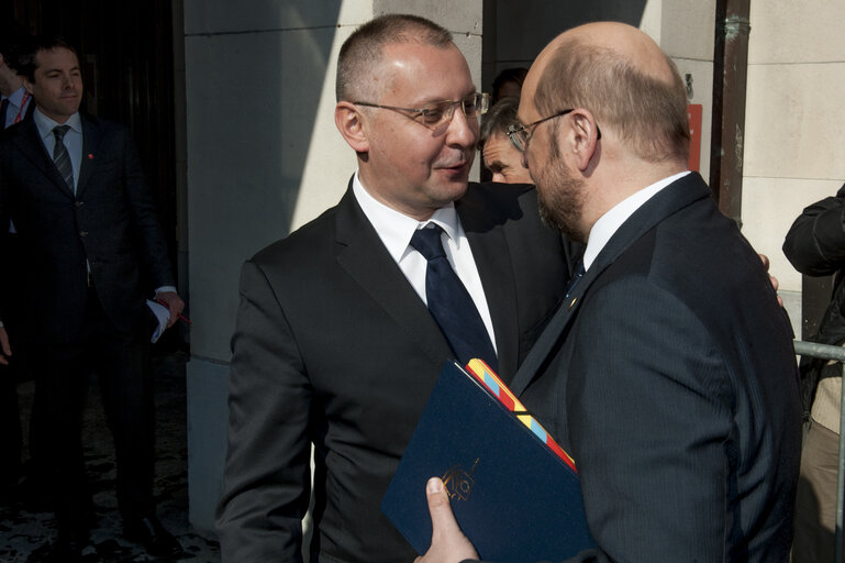 Fotografie 6: European Council preparatory meeting of the Party of European Socialists.