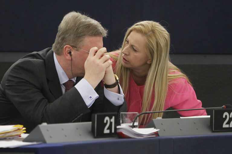 Valokuva 25: Plenary session week 16  2013 in Strasbourg - 2012 progress report on Serbia  Council and Commission statements