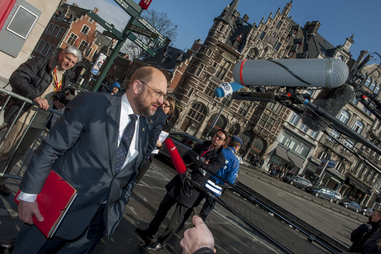 Fotografie 9: European Council preparatory meeting of the Party of European Socialists.