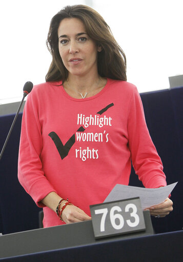 Φωτογραφία 2: Plenary Session week 11 2013 in Strasbourg - International Women's Day