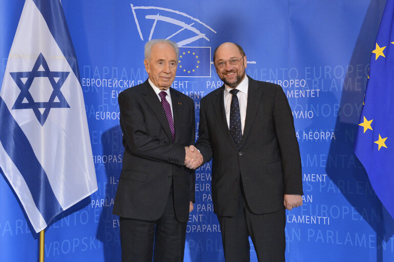 Fotografie 8: Official visit of the President of Israel to the European Parliament in Strasbourg