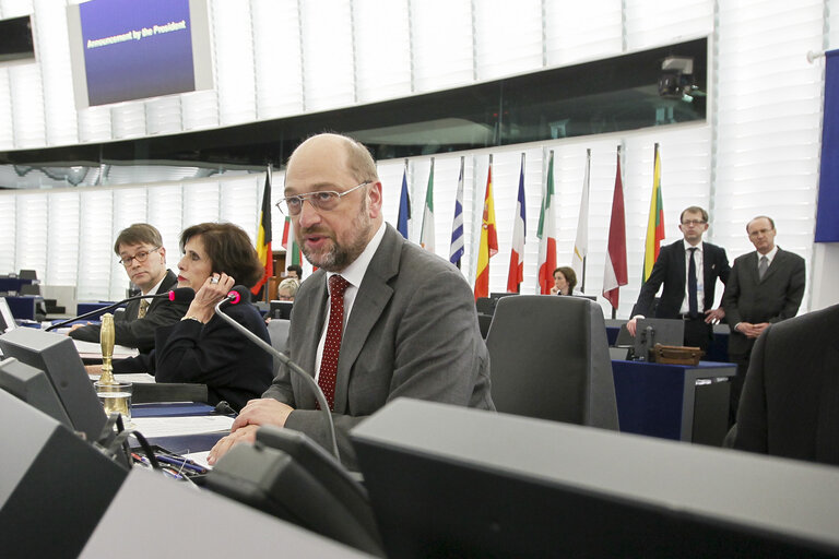 Allocution of Martin SCHULZ - EP President
