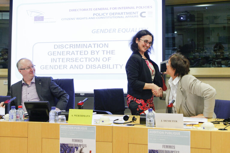 Fotografi 26: FEMM Committee - Public Hearing on Women with disabilities