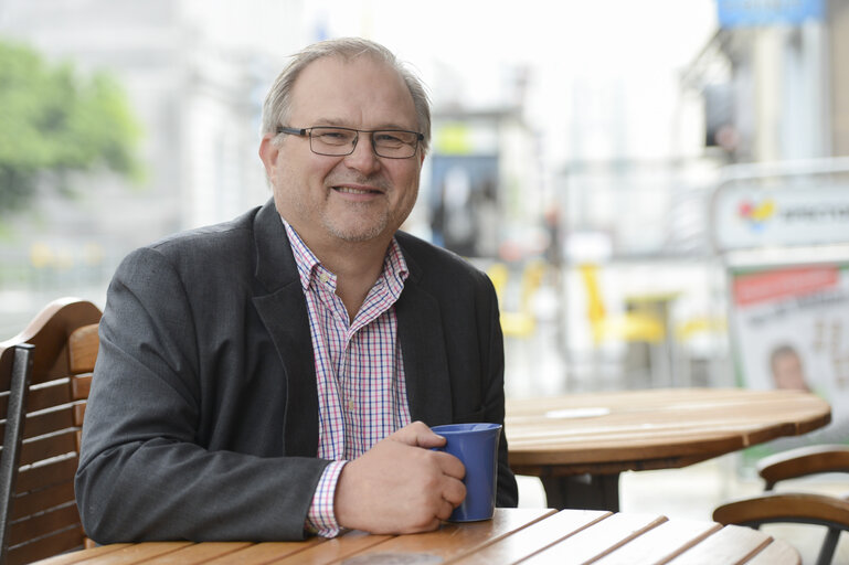 MEP Kent JOHANSSON in the European Parliament in Brussels