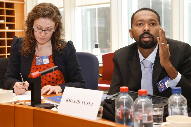 Φωτογραφία 13: Exchange of views between EU Special Representative to Sudan and group of the Sudan Young Political Leaders