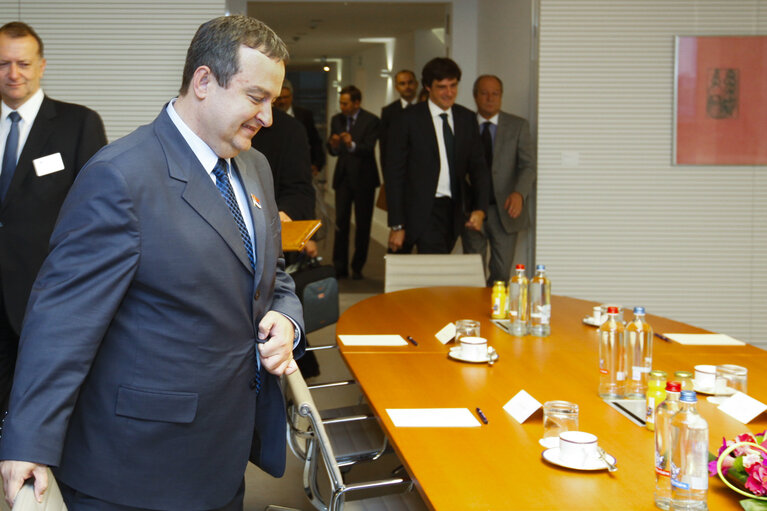 Fotografi 42: EP President, meets with Ivica DACIC, Prime Minister of Serbia