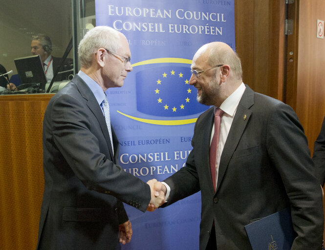 Photo 5 : EP President attends the European Council meeting in Brussels