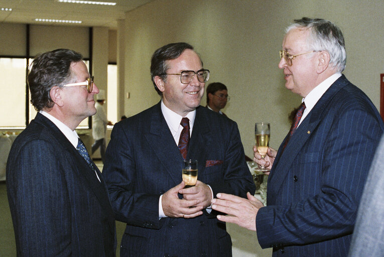 Foto 19: EPP group meeting in Luxembourg - Designation of Egon KLEPSCH as the party's candidate for the next presidency of the EP