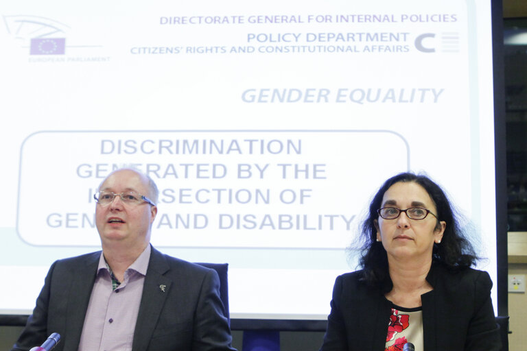 Fotografi 25: FEMM Committee - Public Hearing on Women with disabilities