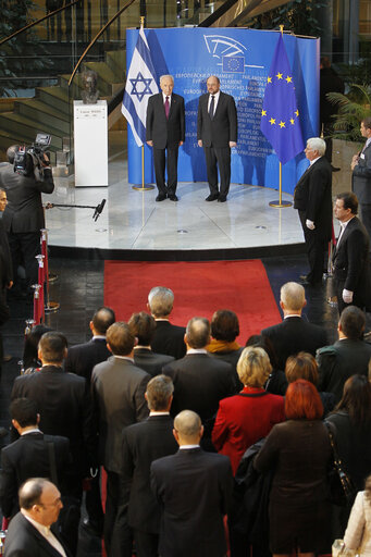 Fotografie 9: Official visit of the President of Israel to the European Parliament in Strasbourg