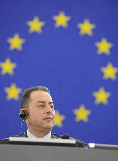 Fotografi 26: Plenary Session week 11 2013 in Strasbourg - Preparations for the European Council meeting