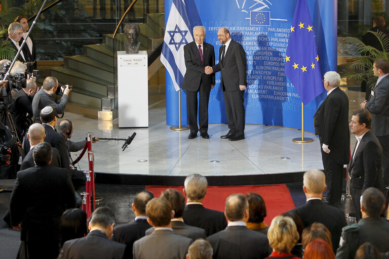 Fotografie 7: Official visit of the President of Israel to the European Parliament in Strasbourg