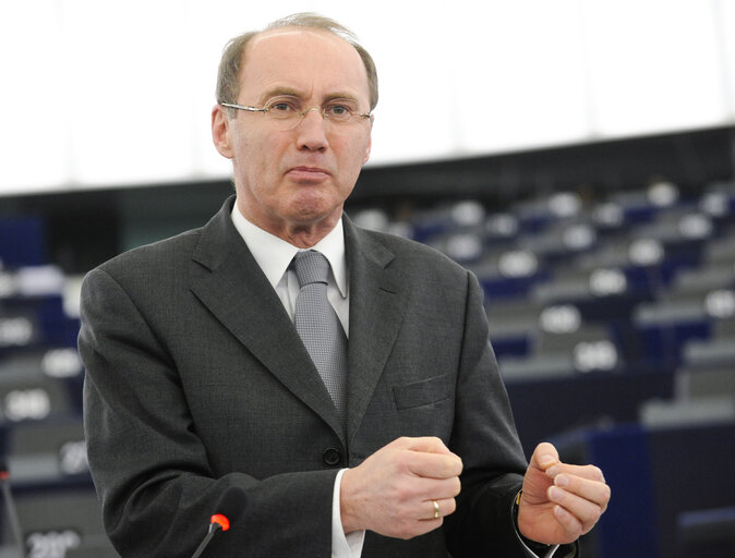 Fotografi 18: Plenary Session week 11 2013 in Strasbourg - Preparations for the European Council meeting