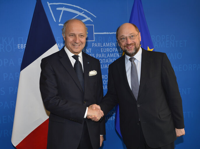 Fotó 7: EP President meets with Meeting with  French Minister for Foreign Affairs