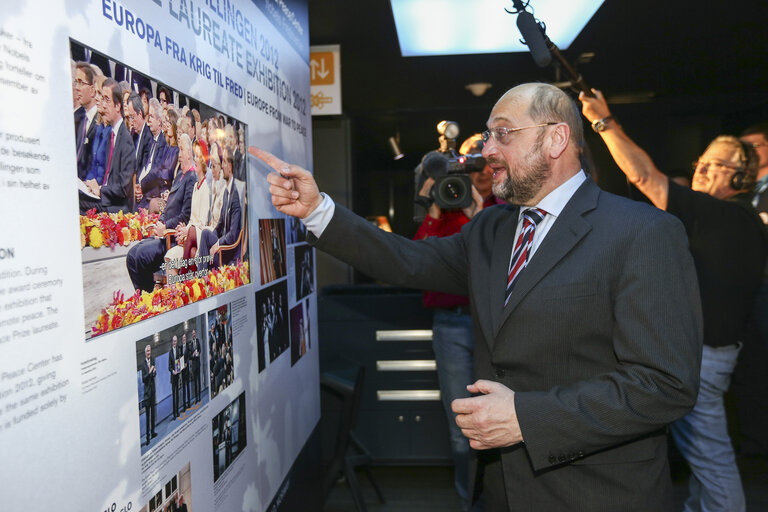 Valokuva 7: Nobel Exhibition in the Parlamentarium. Inauguration of the Nobel Peace Center exhibition