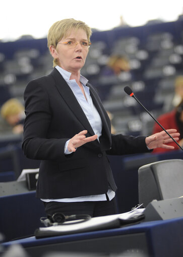 Photo 20: Plenary Session in Strasbourg - Week 43  European Council and European Commission statements