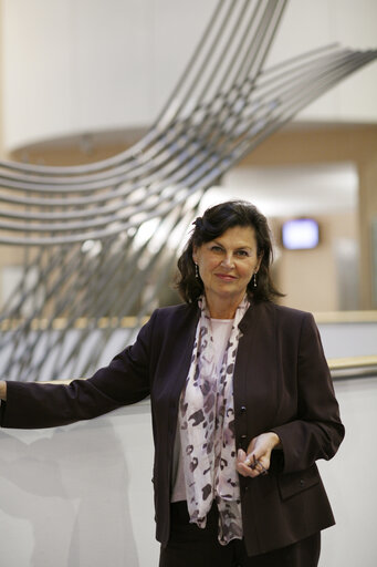 Photo 13: MEP Charlotte CEDERSCHIOLD in Brussels