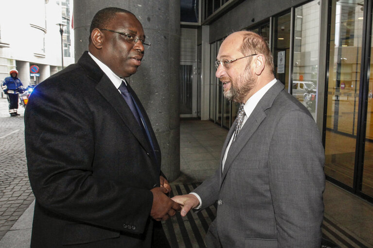 Martin SCHULZ -  EP President meets with President of Senegal Macky SALL