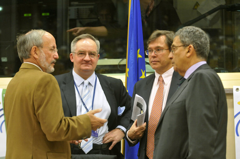 Fotografija 19: AFET Committee meeting in Brussels - Discussion with the Secretary General of the Arab League (in the context of EP-Arab week activities)