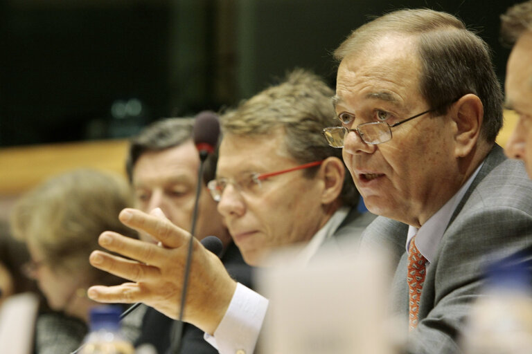 Снимка 9: Interparliamentary meeting on The Future of European Agriculture and its Global Role - Discussion on the health check of the common agricultural policy and the outlook for that policy after 2013, together with the role of European farming in world food security, at a meeting of members of the EP Agriculture Committee and their counterparts from EU national parliaments on 3 and 4 November at the European Parliament in Brussels