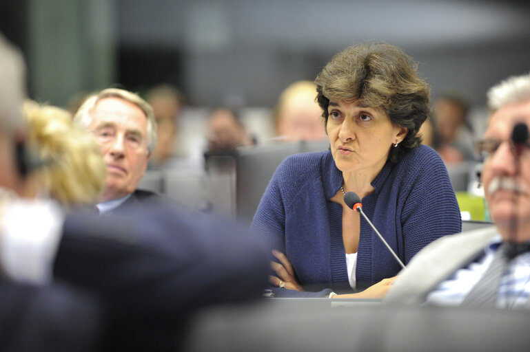 Foto 1: ECON Committee meeting.  Nomination ECB board.