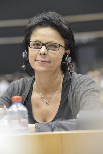 Fotogrāfija 8: MEP Malgorzata HANDZLIK in IMCO Committee meeting