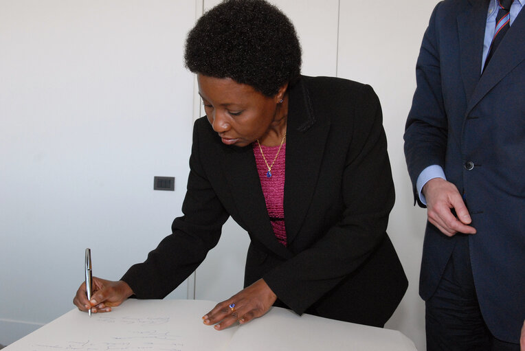 Fotografie 5: EP President meets the UN deputy Secretary-General.