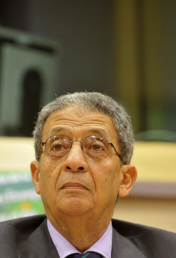 Fotografija 16: AFET Committee meeting in Brussels - Discussion with the Secretary General of the Arab League (in the context of EP-Arab week activities)