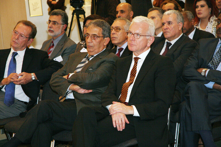Official opening ceremony of Arab Week in the European Parliament in Brussels - The Arab Week takes place in the  European Parliament as part of the  European Year for Intercultural Dialogue (EYID)