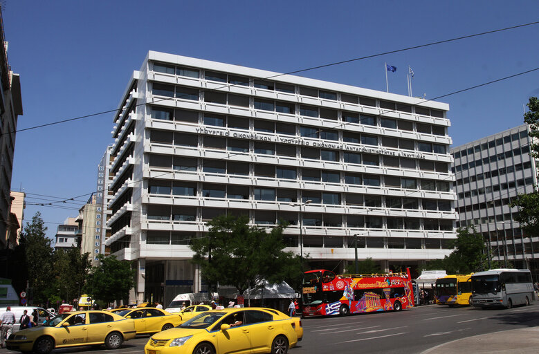 Finance Ministry building in Athens