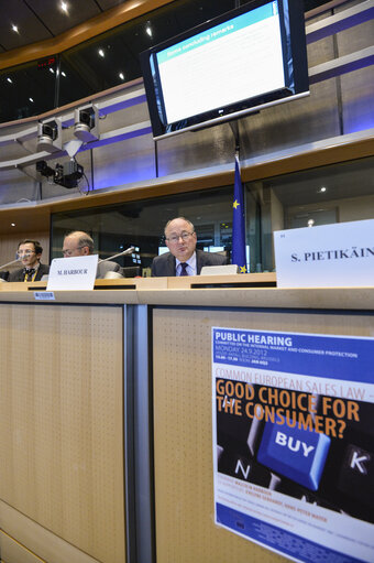 Foto 1: IMCO - Public hearing Common European Sales Law - Good choice for the consumer?