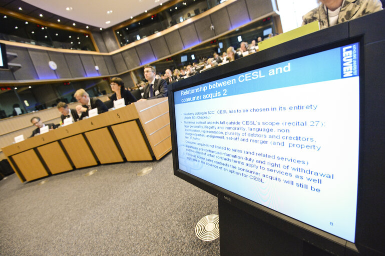 Foto 6: IMCO - Public hearing Common European Sales Law - Good choice for the consumer?