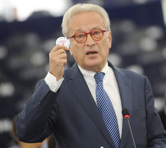 Photo 24: Plenary Session in Strasbourg - Week 43  European Council and European Commission statements