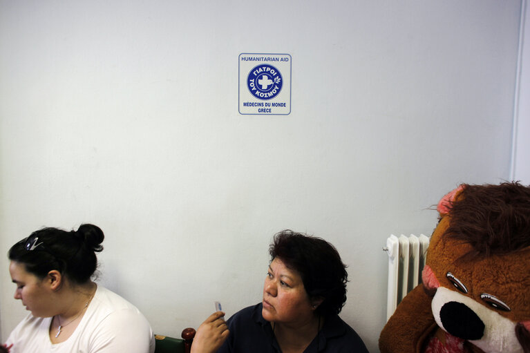 Fotografi 19: Photos taken at the Medecins du Monde center in Athens.