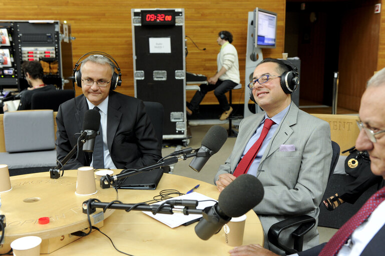 Photo 16 : Radio show with RAI Radio ANCH'IO