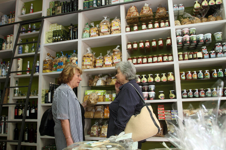 Local mini-market in Athens