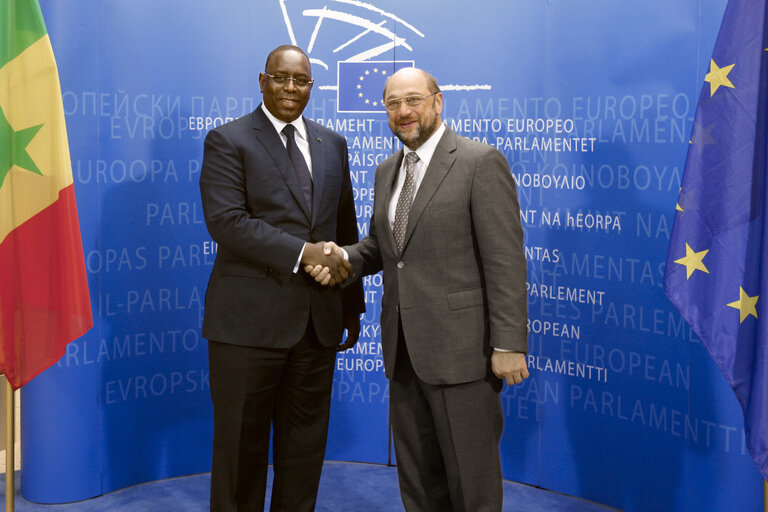 Fotogrāfija 3: Martin SCHULZ -  EP President meets with President of Senegal Macky SALL