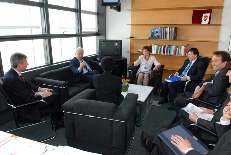 Fotografie 8: EP President meets the UN deputy Secretary-General.