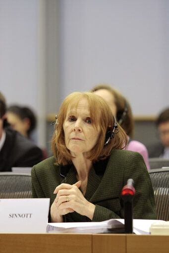 Fotografija 4: MEP Kathy SINNOTT attends a meeting in Brussels