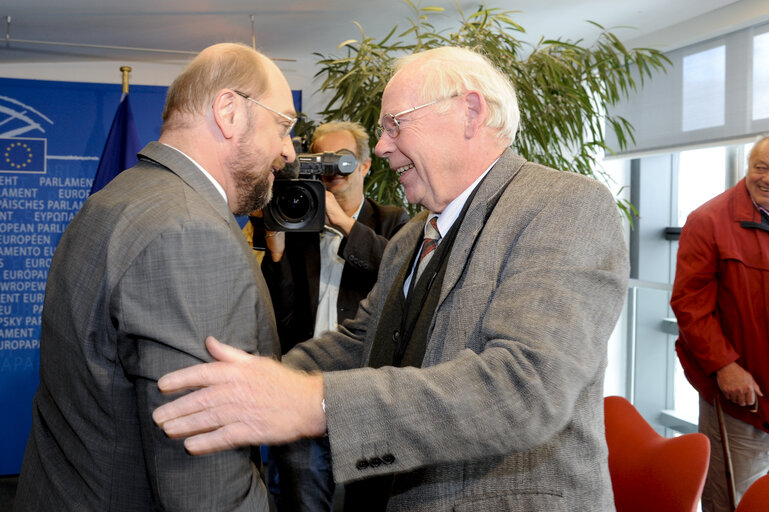 Fotografi 5: Martin SCHULZ - EP President meets with Willy GORLACH