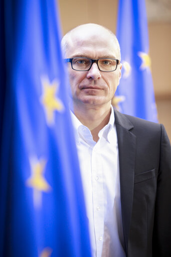 MEP Peter SIMON at the European Parliament in Brussels