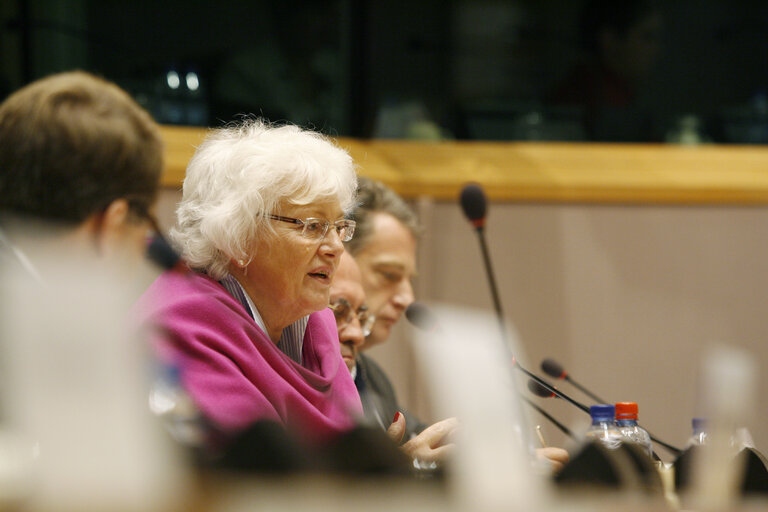 Снимка 18: Interparliamentary meeting on The Future of European Agriculture and its Global Role - Discussion on the health check of the common agricultural policy and the outlook for that policy after 2013, together with the role of European farming in world food security, at a meeting of members of the EP Agriculture Committee and their counterparts from EU national parliaments on 3 and 4 November at the European Parliament in Brussels