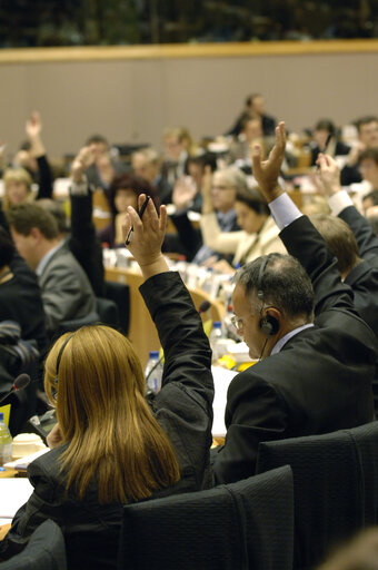 Fotografia 6: IMCO Committee meeting in Brussels