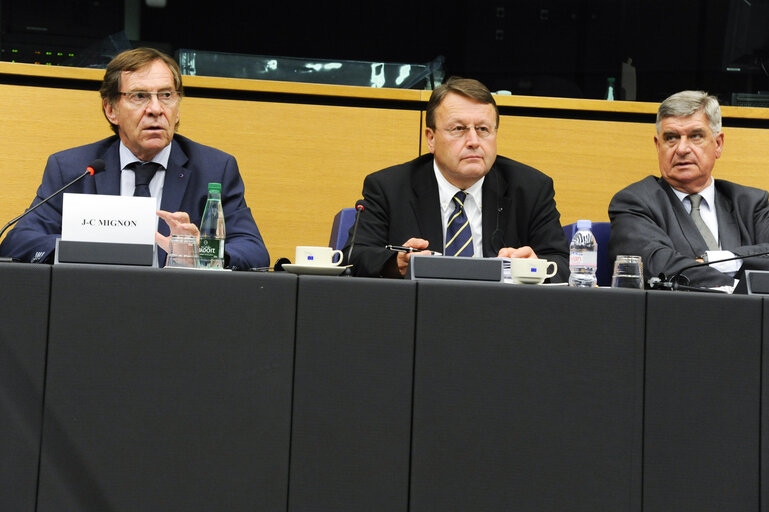 Fotografie 5: The european parliament and the parliamentary assembly of the council of Europe - two parliamentary institutions completing each other and non-competing.