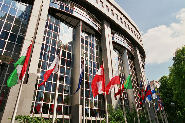 Valokuva 37: View of the EP building in Brussels.