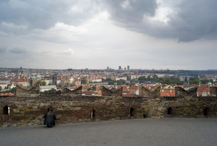 Prague's panorama from Hradcany Castle