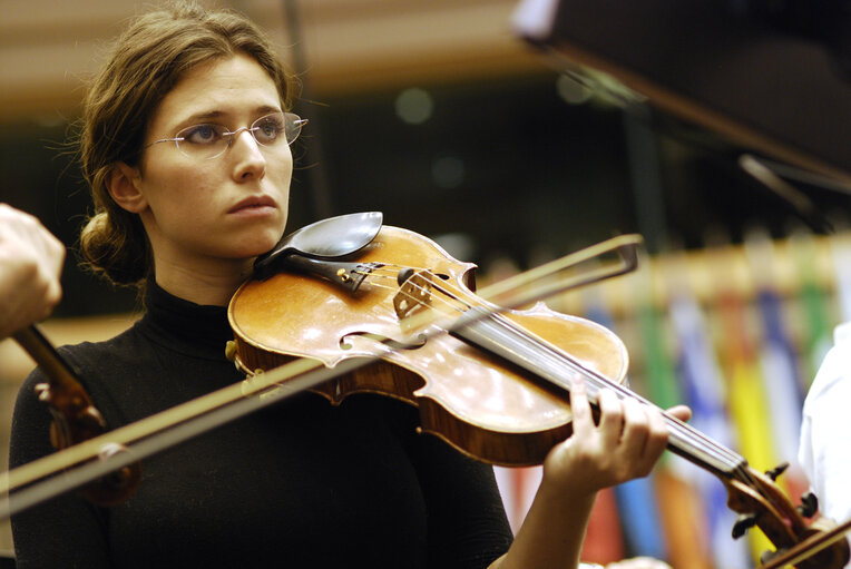 Foto 6: Classical concert in the Hemicycle of the EP in Brussels.